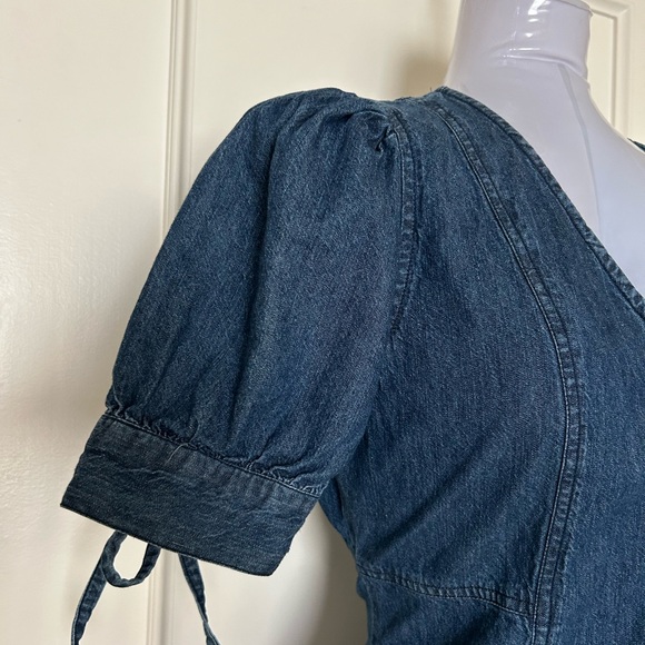 Sim & Sam Denim Button-Up Dress. Size XL. - Picture 5 of 8